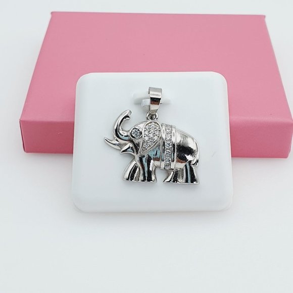 925 Sterling Silver Cubic Zirconia Pendant, U19254483 - Picture 8 of 11